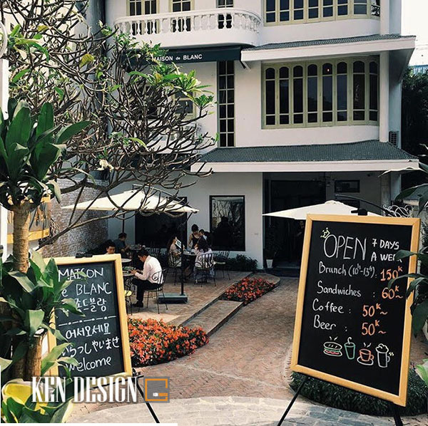 thiết kế quán cafe hiện đại